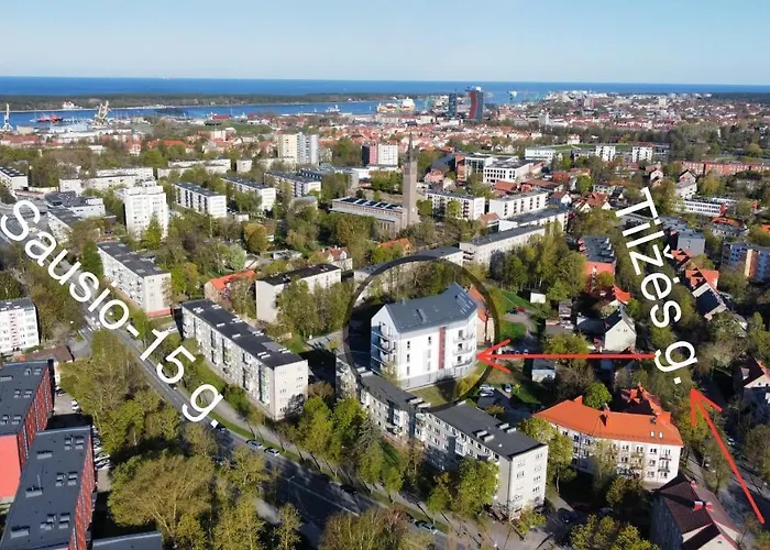 Tilzes Apartaments, Self Check-in, Free Parking, Comfort 3* 克莱佩达