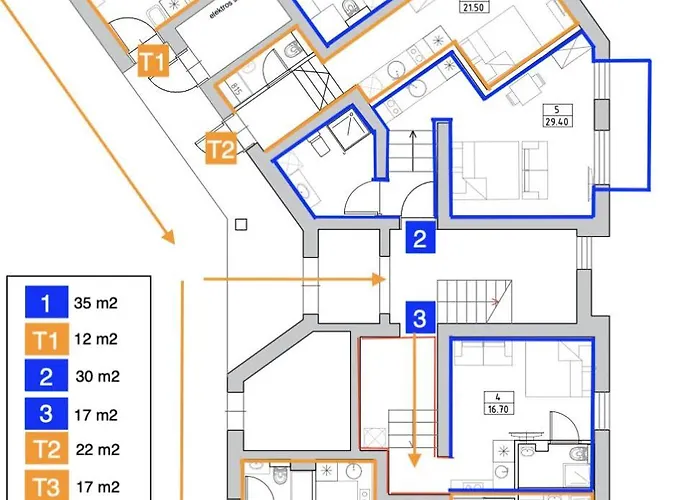 公寓式酒店 Tilzes Apartaments, Self Check-in, Free Parking, Comfort 克莱佩达